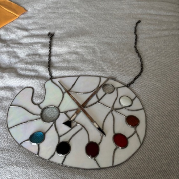 Hand made mosaic palette (Gabriola, BC) Perfect condition. - Picture 2 of 2